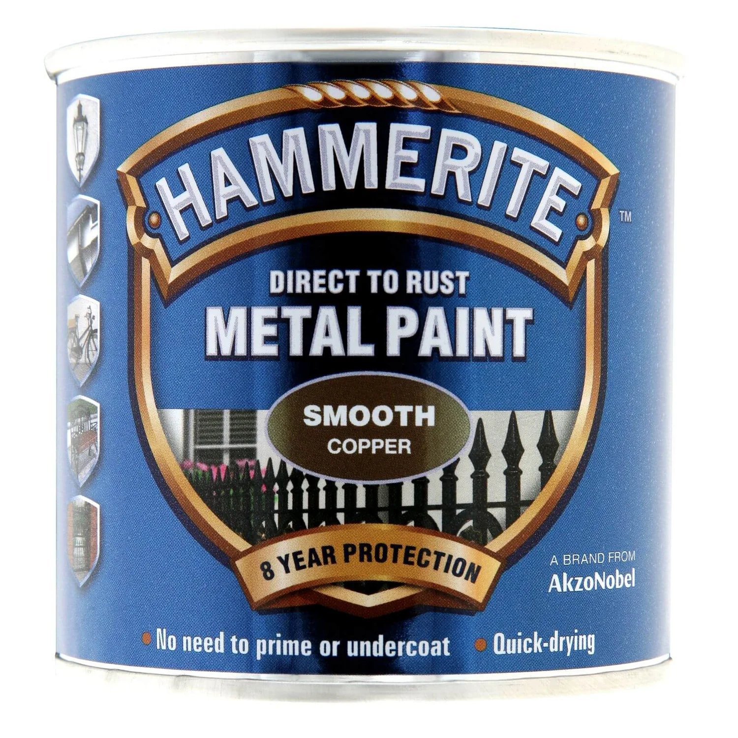 Hammerite Copper - Exterior Smooth Metal Paint - 250ml 3 Hammerite Copper - Exterior Smooth Metal Paint - 250ml