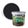 Ronseal One Coat Fence Life Paint Tudor Black Oak - 5L -Rust-Oleum || Hammerite Sales 12804242 2004942087300050