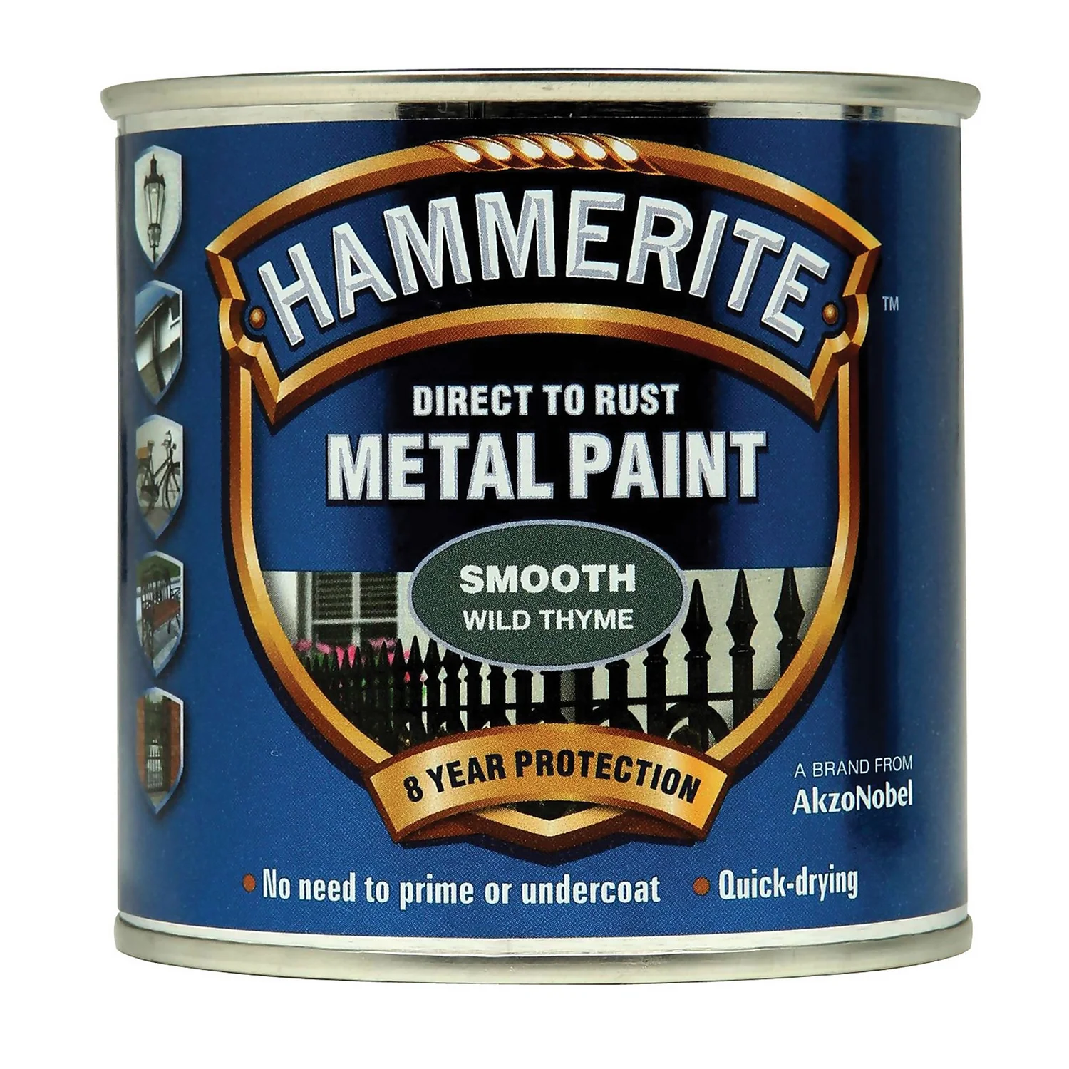 Hammerite Direct To Rust Smooth Wild Thyme 250ml 3 Hammerite Direct To Rust Smooth Wild Thyme 250ml