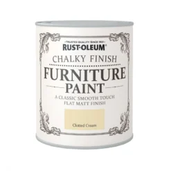 Rust-Oleum Chalky Furniture Paint - Clotted Cream - 125ml