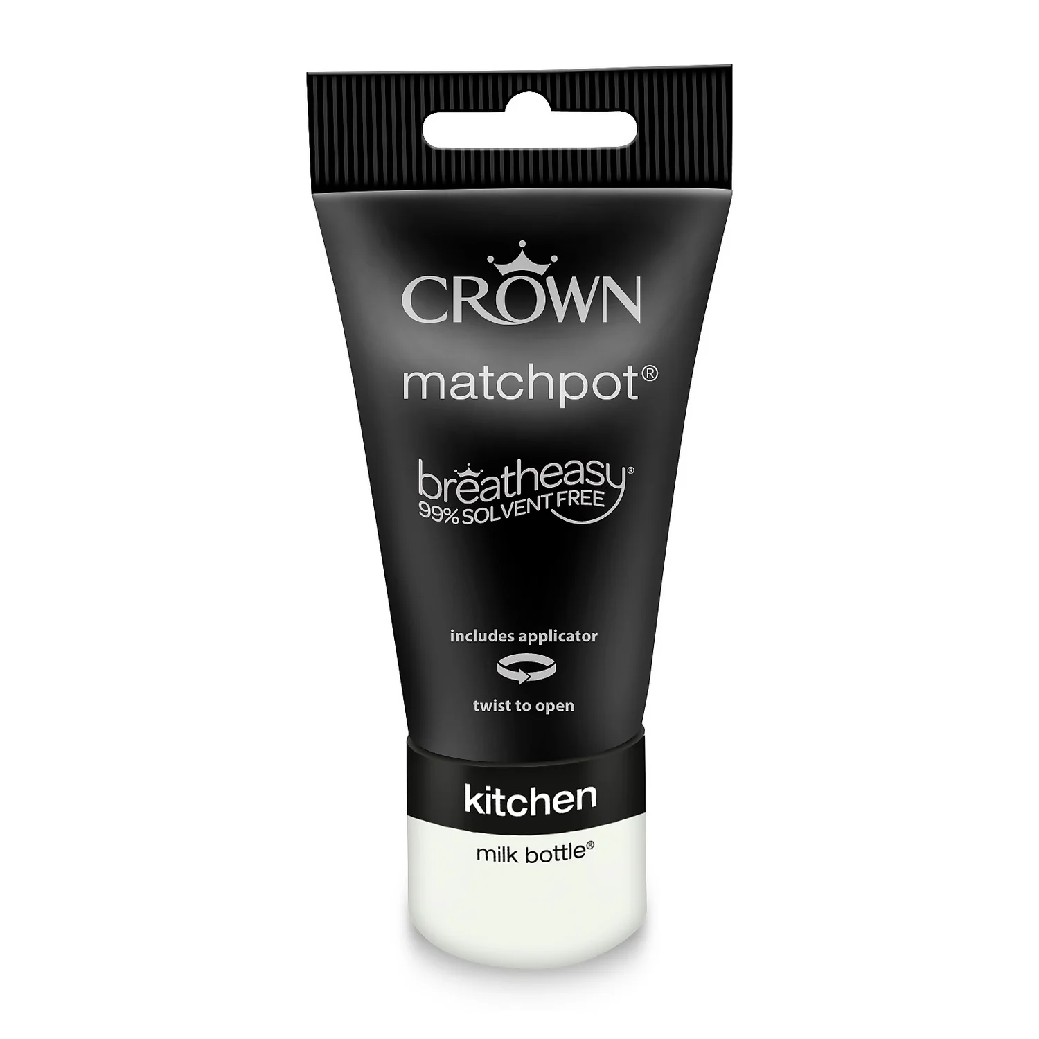 Crown Breatheasy Kitchen Matt Emulsion Paint Milk Bottle - Tester 40ml 9 Crown Breatheasy Kitchen Matt Emulsion Paint Milk Bottle - Tester 40ml - Image 7