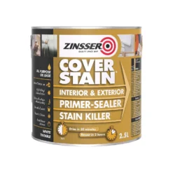Zinsser Coverstain Primer Sealer - 2.5L -Rust-Oleum || Hammerite Sales 12814573 2114949799272043