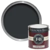 Farrow & Ball Modern Eggshell Paint Pitch Black - 2.5L -Rust-Oleum || Hammerite Sales 12819378 1274910199933180