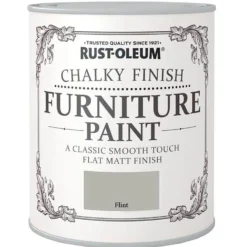 Rust-Oleum Chalky Furniture Paint - Flint - 125ml