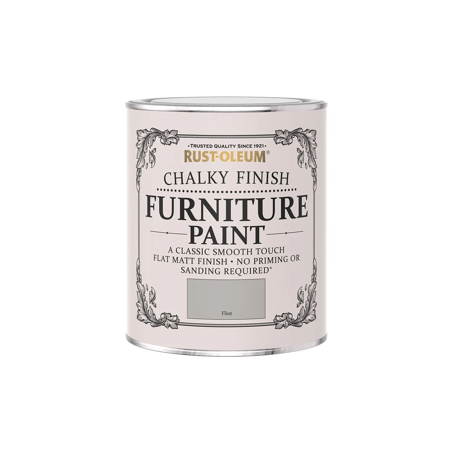 Rust-Oleum Chalky Furniture Paint - Flint - 750ml 6 Rust-Oleum Chalky Furniture Paint - Flint - 750ml - Image 4