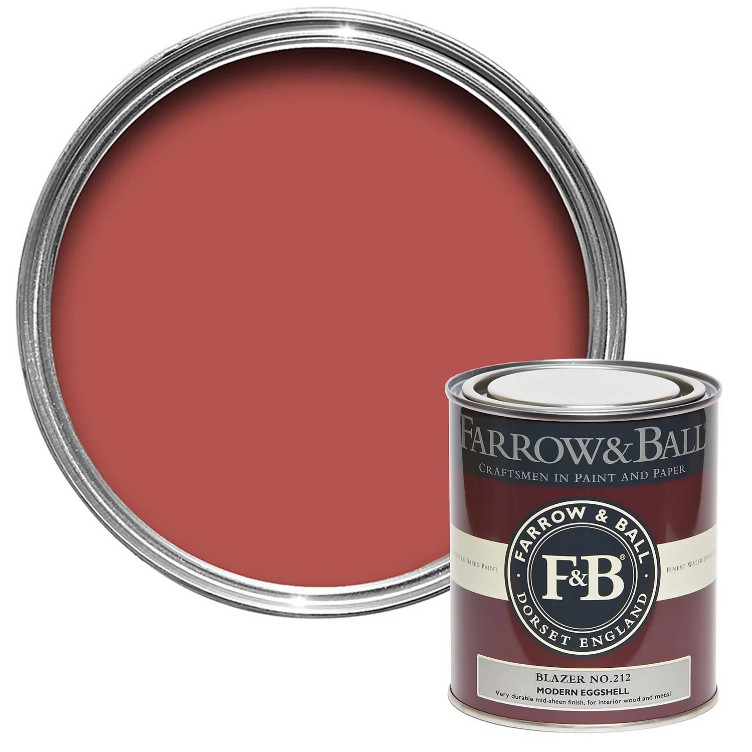 Farrow & Ball Modern Eggshell Paint Blazer - 750ml 3 Farrow & Ball Modern Eggshell Paint Blazer - 750ml