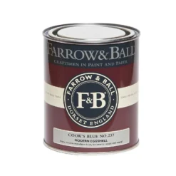 Farrow & Ball Modern Eggshell Cook's Blue - 750ml -Rust-Oleum || Hammerite Sales 12819808 1074952654158611