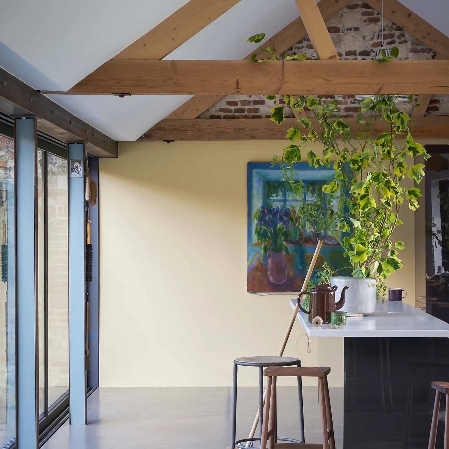 Farrow & Ball Modern Eggshell Hay - 750ml 4 Farrow & Ball Modern Eggshell Hay - 750ml - Image 2