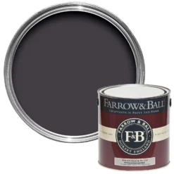 Farrow & Ball Modern Eggshell Paint Paean Black - 2.5L