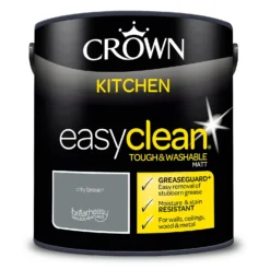 Crown Easyclean®Greaseguard+ Kitchen Matt Washable Multi Surface Paint City Break® - 2.5L -Rust-Oleum || Hammerite Sales 12886954 8244853416389798