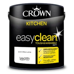 Crown Easyclean Kitchen Paint Brilliant White 2.5L -Rust-Oleum || Hammerite Sales 12886955 9064853416372248