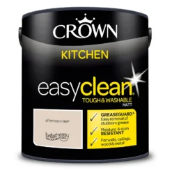 Crown Easyclean®Greaseguard+ Kitchen Matt Washable Multi Surface Paint Afternoon Tea® - 2.5L -Rust-Oleum || Hammerite Sales 12886956 4814853416267983