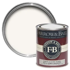 Farrow & Ball Metal Primer & Undercoat Paint White & Light Tones - 750ml
