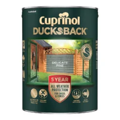 Cuprinol Ducksback Shed & Fence Paint Delicate Pine - 5L -Rust-Oleum || Hammerite Sales 14231556 7505036365248285