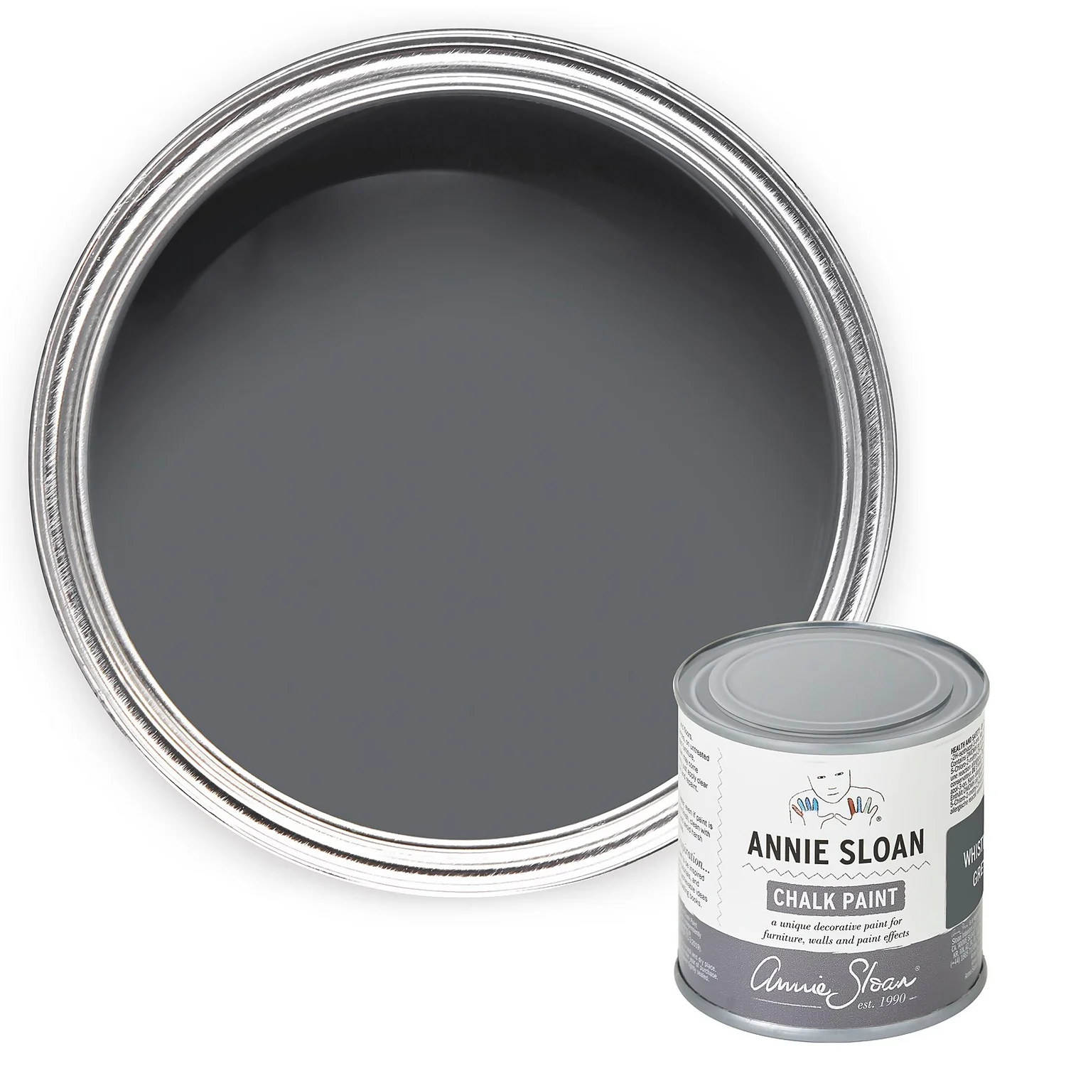 Annie Sloan Chalk Paint Whistler Grey - 120ml 3 Annie Sloan Chalk Paint Whistler Grey - 120ml