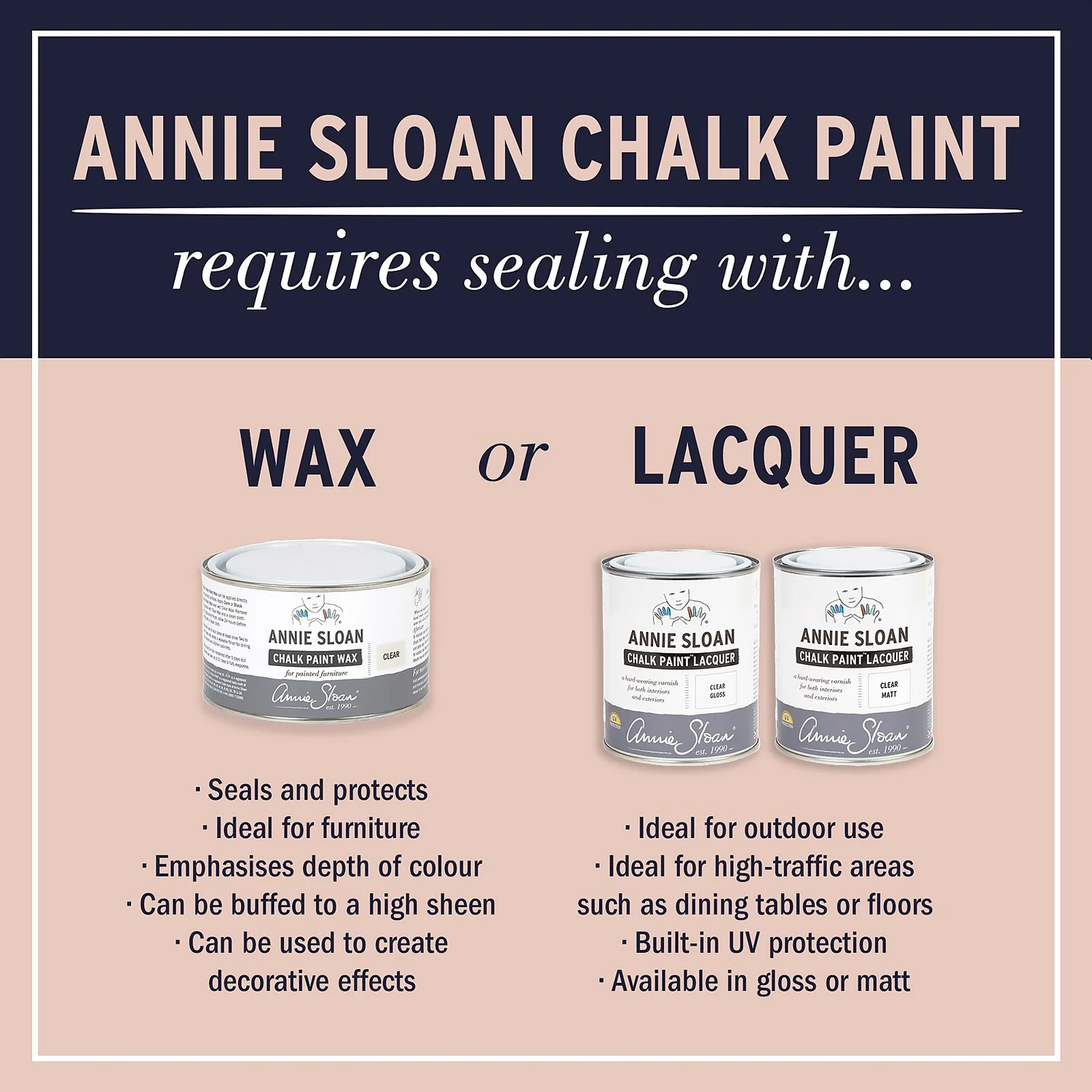Annie Sloan Chalk Paint Whistler Grey - 120ml 6 Annie Sloan Chalk Paint Whistler Grey - 120ml - Image 4